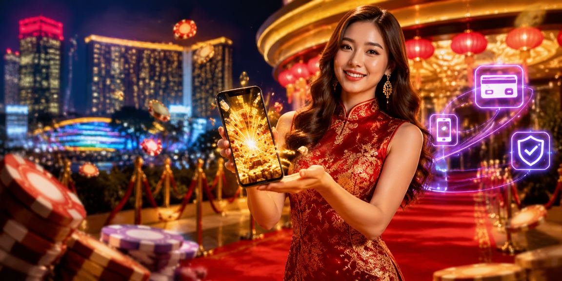 Aplikasi kasino bergaya Malaysia di kawasan Genting Highlands dengan suasana tempatan