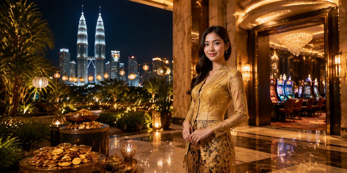 Kawasan kasino hiburan di Kuala Lumpur bergaya tradisional